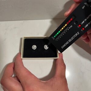 VVS1 Diamond Stud Earrings